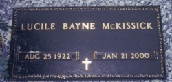 Mary Lucile <I>Bayne</I> McKissick 