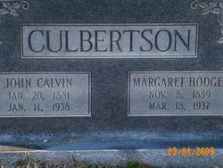 Margaret <I>Hodges</I> Culbertson 