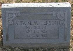 Alta M. <I>Scott</I> Patterson 