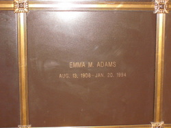Emma M. <I>Pellegrino</I> Adams 