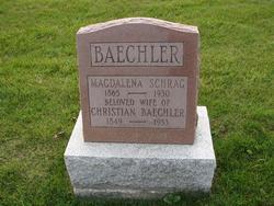 Magdalena <I>Schrag</I> Baechler 