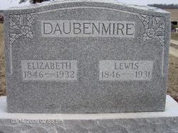 Elizabeth Anne “Lizzie” <I>Rinehart</I> Daubenmire 