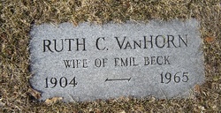 Ruth Catherine <I>VanHorn</I> Beck 