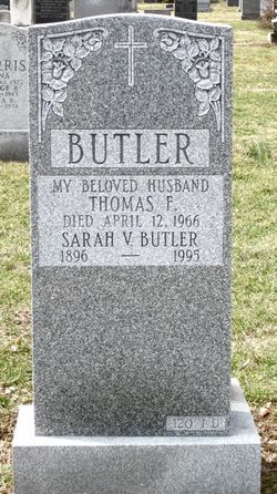 Sarah V <I>Gillen</I> Butler 