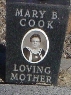 Mary Bessie <I>Egbert</I> Cook 