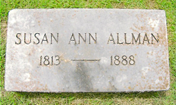 Susan Ann <I>Gunson</I> Allman 