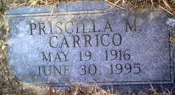 Priscilla Marie <I>Markwood</I> Carrico 