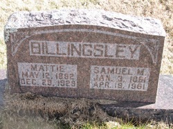 Mattie <I>Billingsley</I> Billingsley 