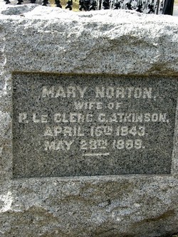 Mary <I>Norton</I> Atkinson 