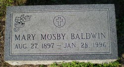Mary <I>Mosby</I> Baldwin 