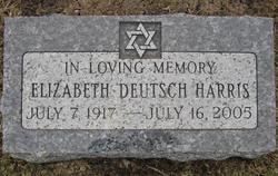 Elizabeth “Bette Rae” <I>Deutsch</I> Harris 