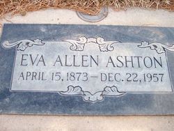 Eva <I>Allen</I> Ashton 