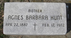 Agnes Barbara <I>Hasemeyer</I> Hunt 