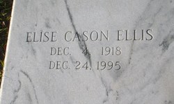 Eva Elise <I>Cason</I> Ellis 