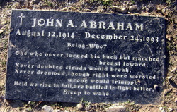 John August Abraham 
