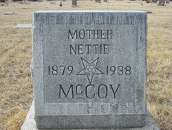 Mary Janette “Nettie” <I>Wheeler</I> McCoy 