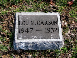 Louisa Melinda <I>Jones</I> Carson 