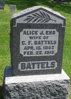 Alice J <I>Eno</I> Battels 