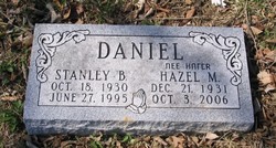 Hazel M <I>Hafer</I> Daniel 