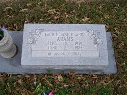 Laurie Jane <I>Chance</I> Adams 