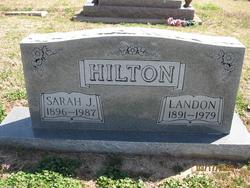 Sara Jane <I>Fox</I> Hilton 