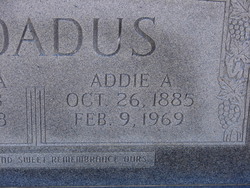 Addie A. <I>Breland</I> Broadus 