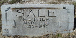Mary R. <I>Hill</I> Sale 