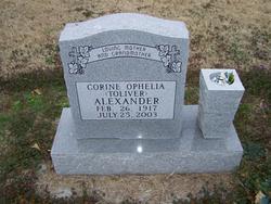 Corine Ophelia <I>Toliver</I> Alexander 