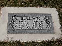 Mary <I>Hill</I> Bullock 