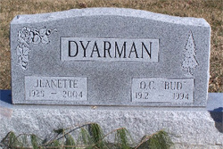 Jeanette Ruth <I>Baker</I> Dyarman 