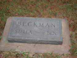 Stella Jane <I>Baker</I> Beckman 