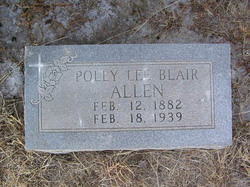 Polly Lee <I>Blair</I> Allen 