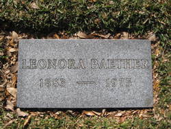 Leonora <I>Jackson</I> Baether 