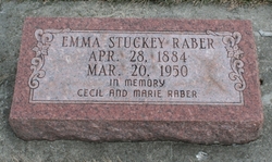 Emma <I>Stuckey</I> Raber 