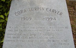 Cora Pierson <I>Turpin</I> Carver 