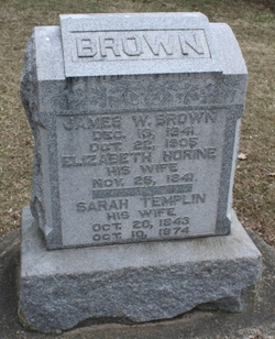 Sarah <I>Templin</I> Brown 