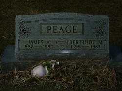 Bertrude Josephine <I>Moore</I> Peace 