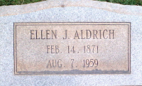 Ellen <I>Johns</I> Aldrich 