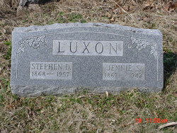 Jennie S. <I>Sprague</I> Luxon 