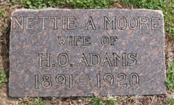 Nettie A. <I>Moore</I> Adams 