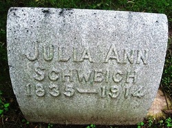 Julia Ann <I>Whitmer</I> Schweich 