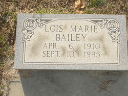 Lois Marie <I>Banks</I> Bailey 