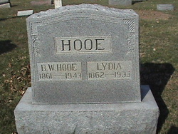 Lydia M <I>Bender</I> Hooe 