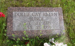 Dollie Gay <I>Killen</I> Bunce 