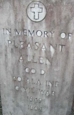 PVT Pleasant D. Allen 