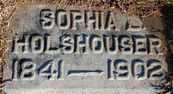 Sophia Lovinia <I>Fisher</I> Holshouser 