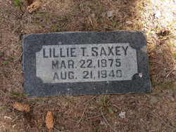 Lillie Anne <I>Thiriot</I> Saxey 
