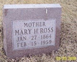Mary Hay <I>Stotler</I> Ross 