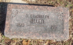 Sarah Elizabeth “Lizzie” Allen 