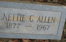 Nettie Henrietta <I>Carter</I> Allen 